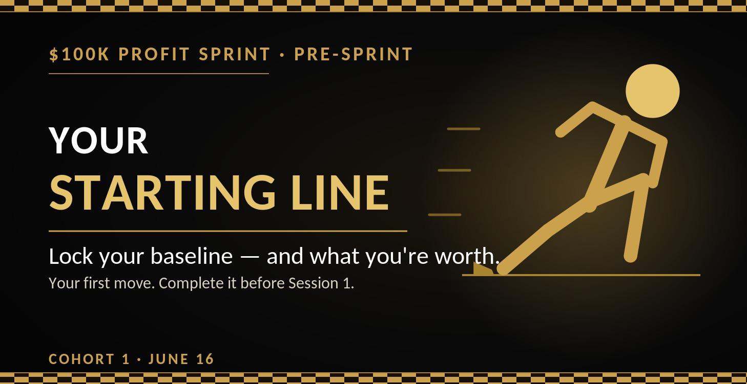 Starting Line - Pre-Session Work