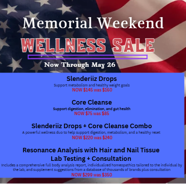 Memorial Day Wellness Sale
