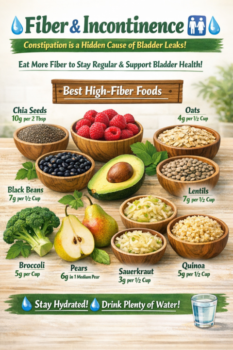 Fiber is one of the most underrated tools for hormone balance, digestion, and even urinary health!
