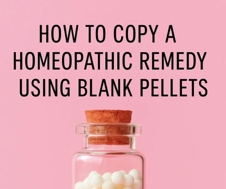How to Copy a Homeopathic Remedy 