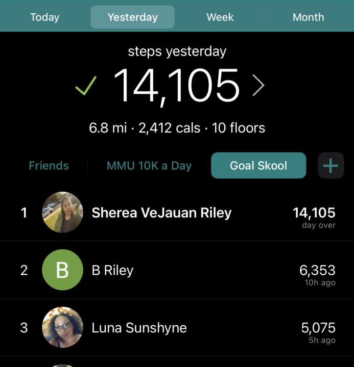 👟 Step It Up Challenge – Daily Results (Sep 22)