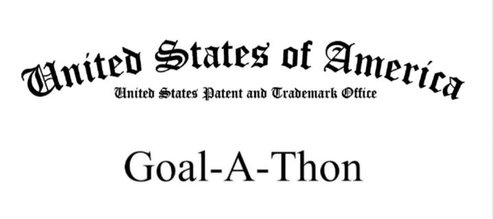 It’s official—Goal-A-Thon® is now a registered trademark! 