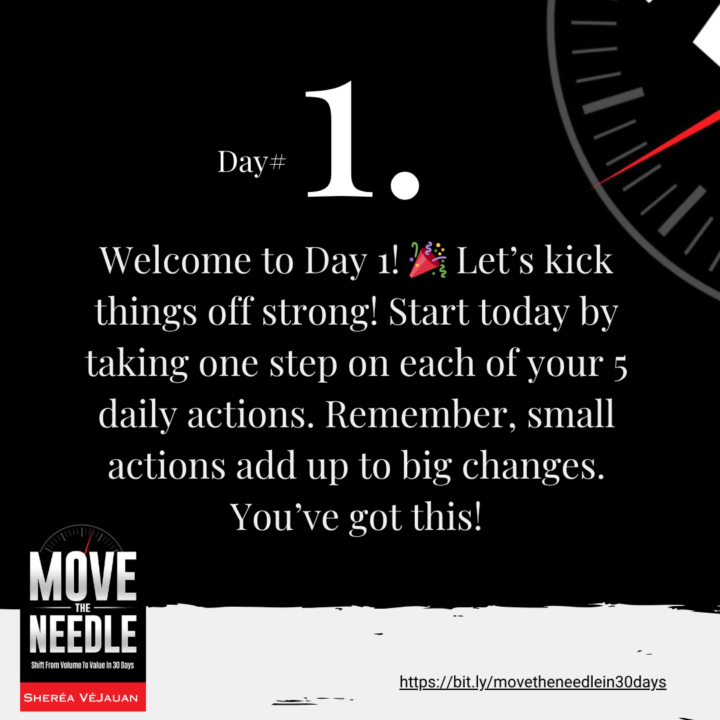 Day 1 of 30-Day Move the Needle Challenge