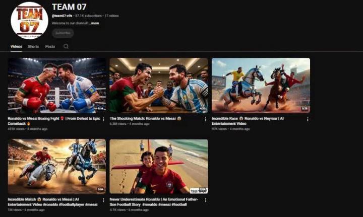 ⚽ Only 17 Videos… But Look at the Views! 🤯