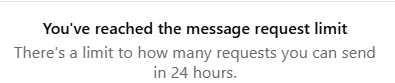 Facebook Limits