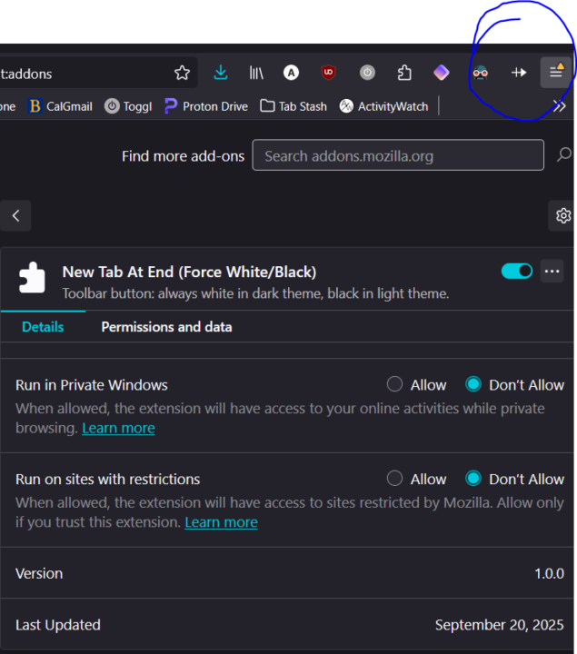 The smallest of wins, my "quick" firefox add-on journey