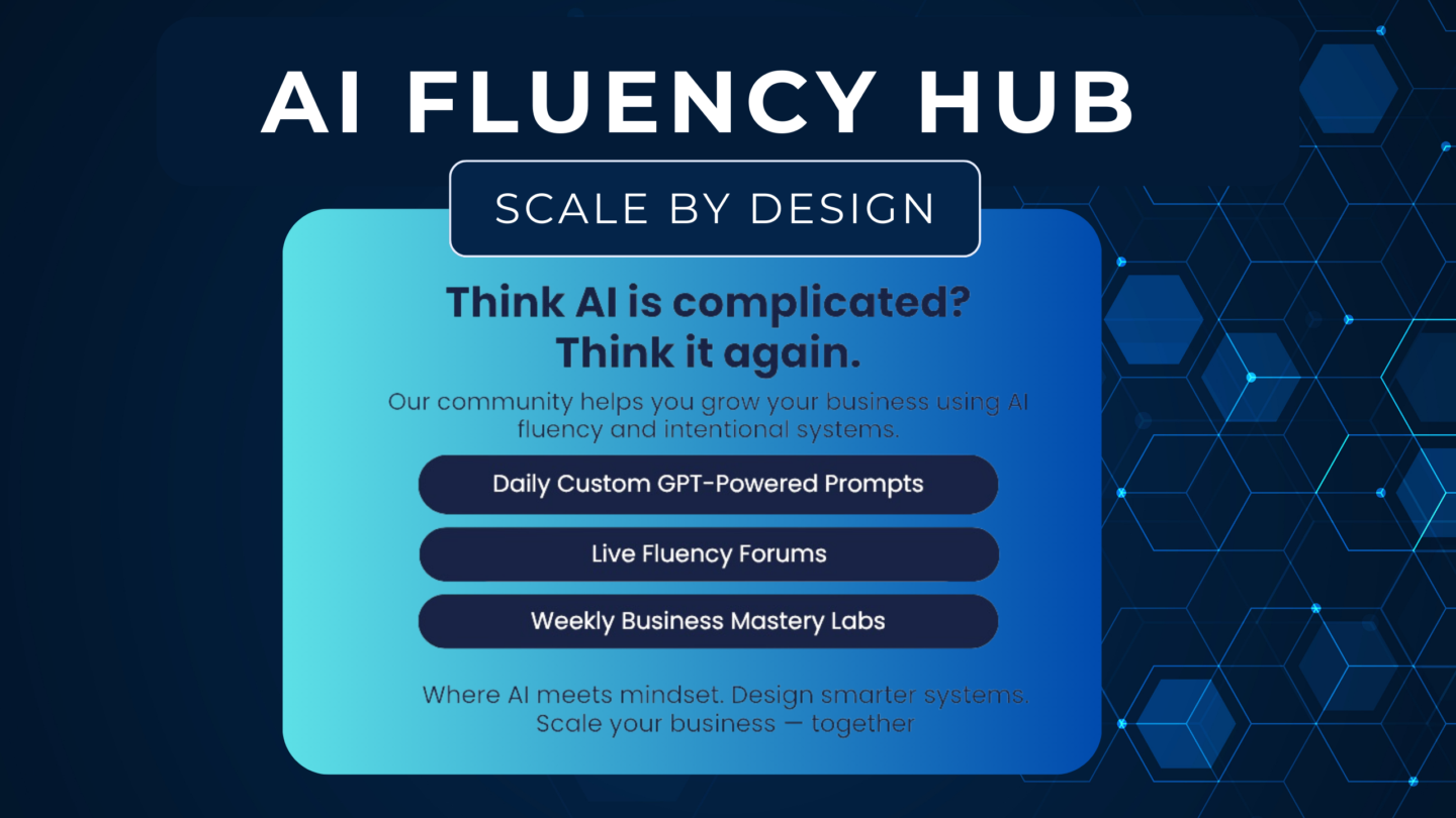 AI Fluency Hub Scale by Design