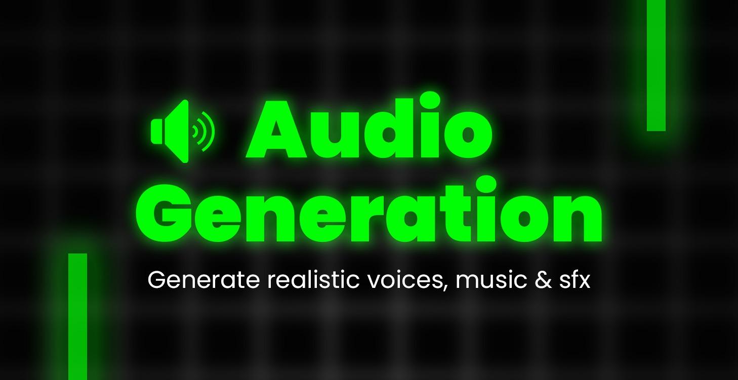 Audio Generation (Coming Soon)