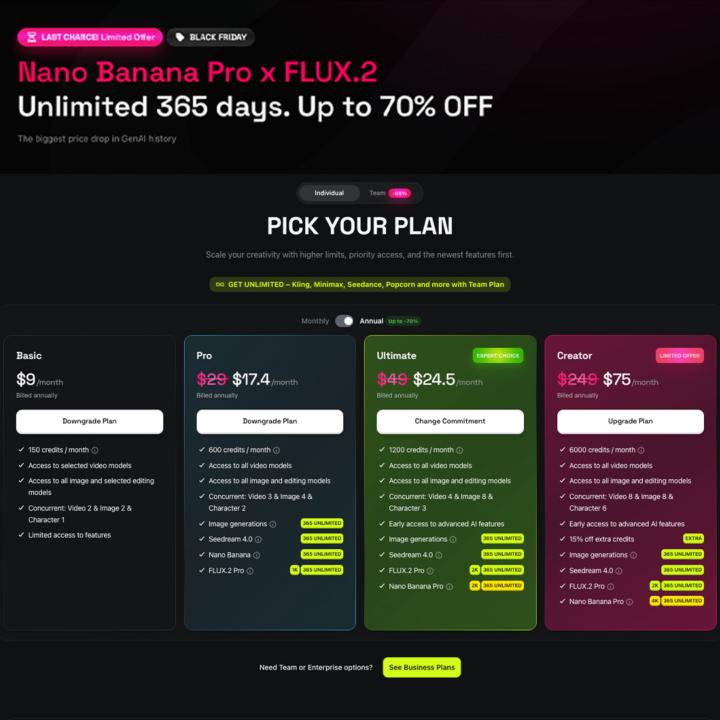 Black Friday Deals for AI Tools 🔥 (Ends on Nov 30th)