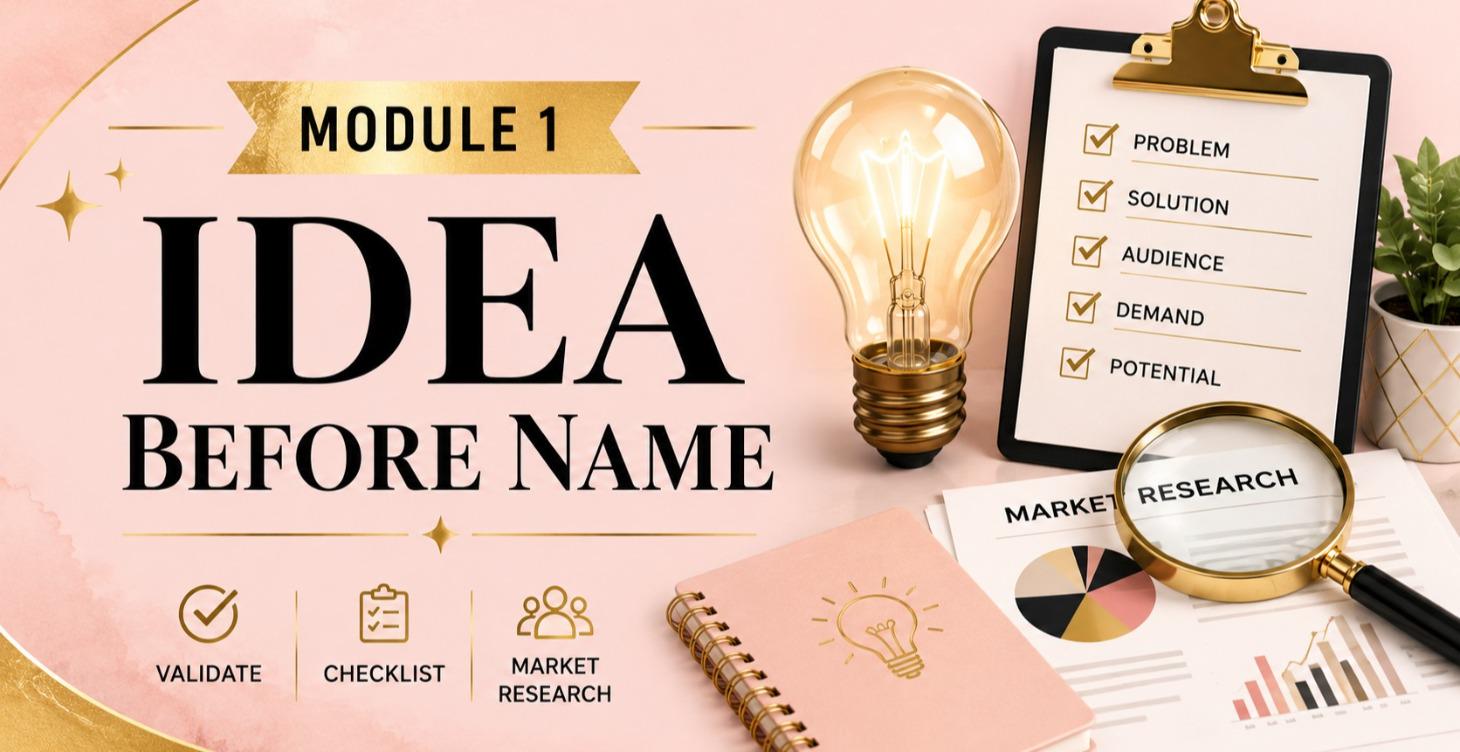 Module 1- Idea Before Name