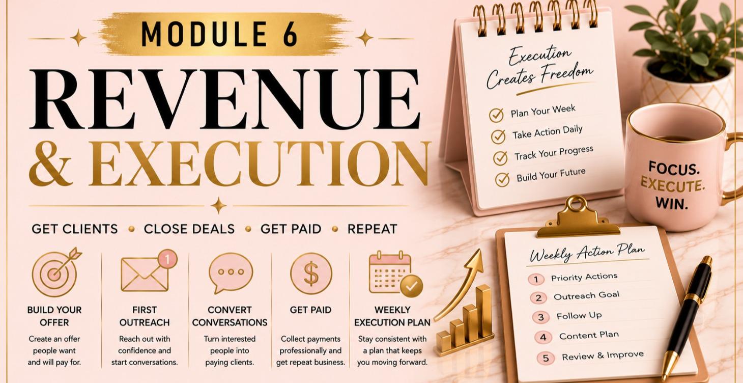 Module 6 — Revenue & Execution