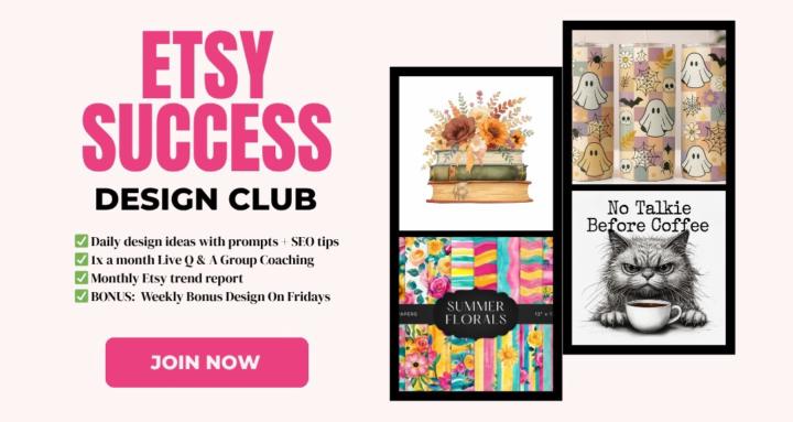 ETSY SUCCESS DESIGN CLUB