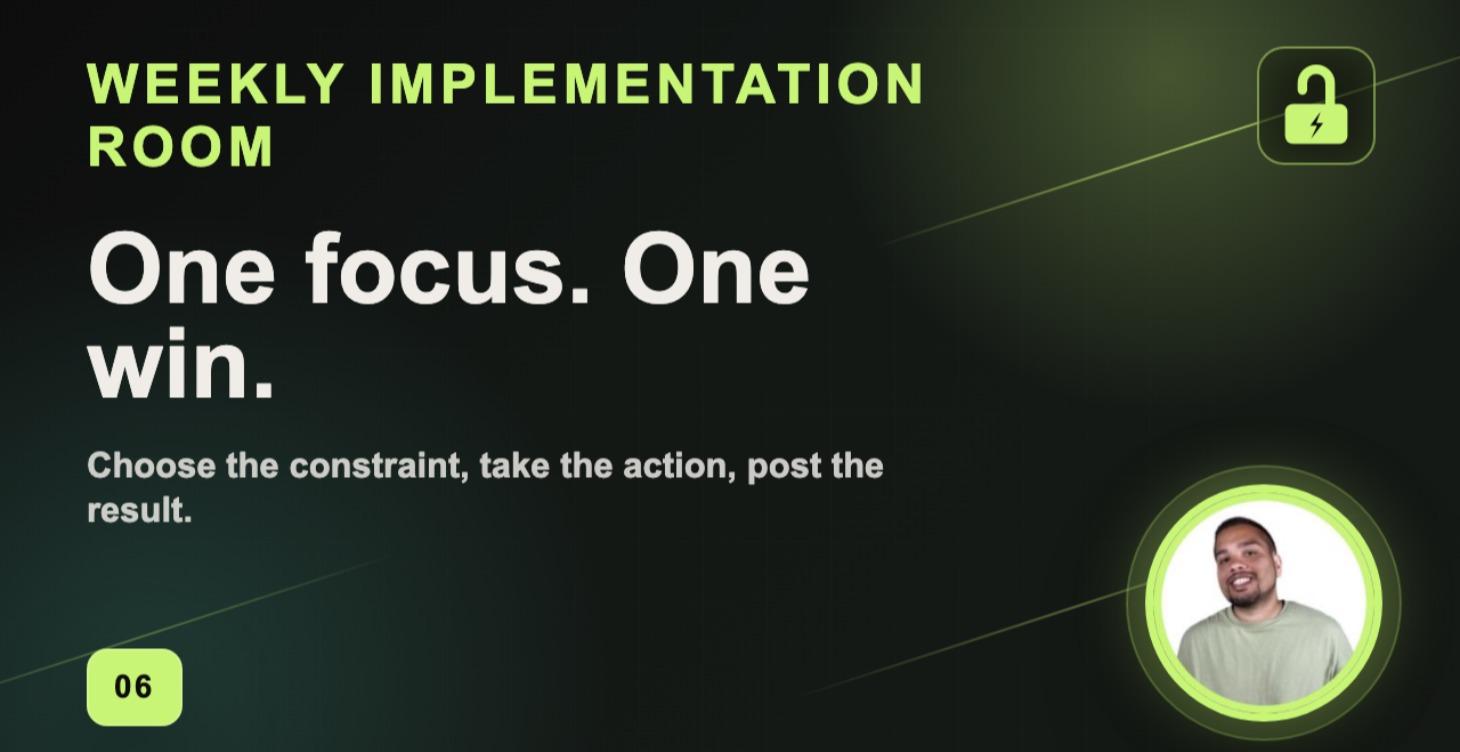 Weekly Implementation Room