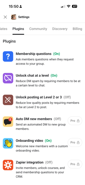 分享小勝利創好skool群已有10位申請加入