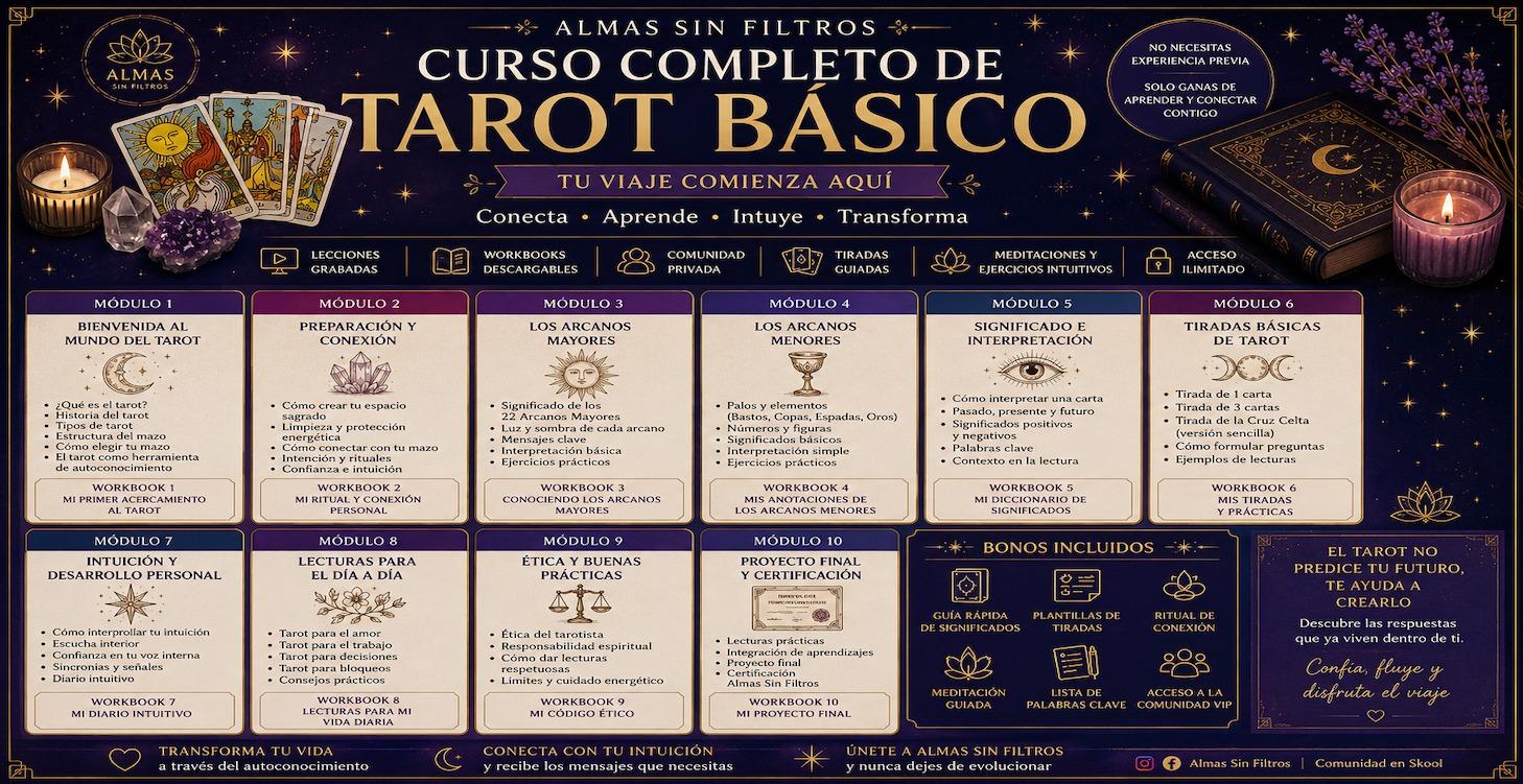 CURSO DE TAROT ADIVINATORIO (NIVEL 1)