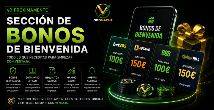 🎁 Próximamente: Sección de Bonos de Bienvenida