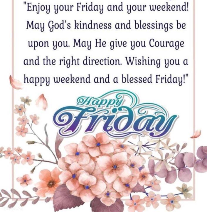 Have a fantastic friday.