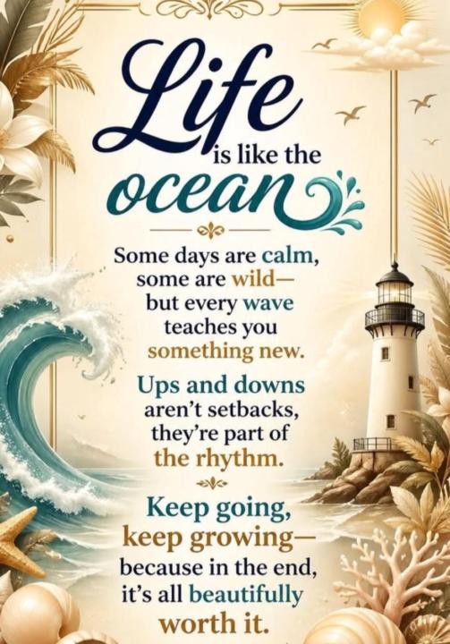 Keep going, keep growing.