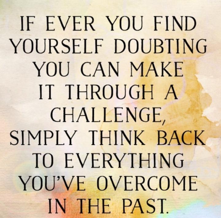Don't doubt if you can make it.