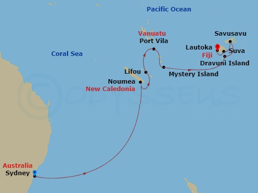 Sydney to Fiji | April 2026