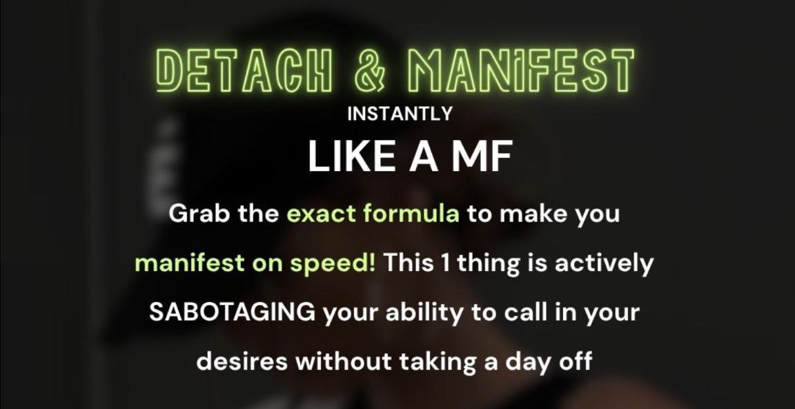Detach like a MF