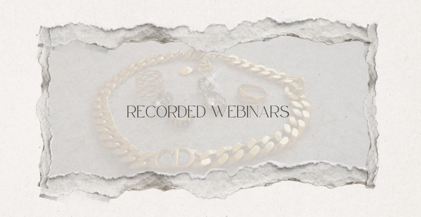 Live Webinar Recordings