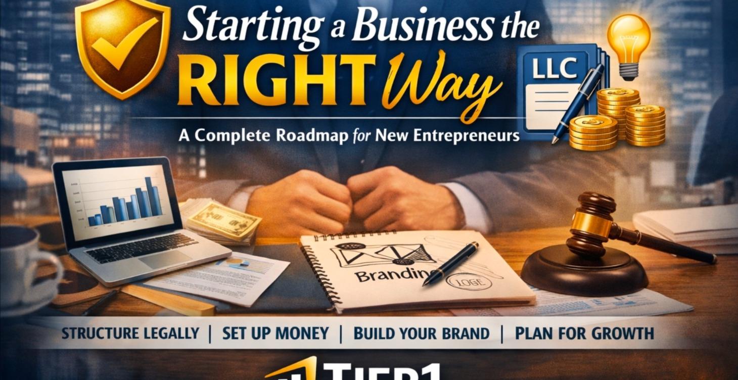 Starting a Business the RIGHT Way Not The Hard Way