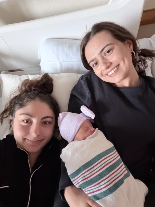 New life entering 🌞🧡