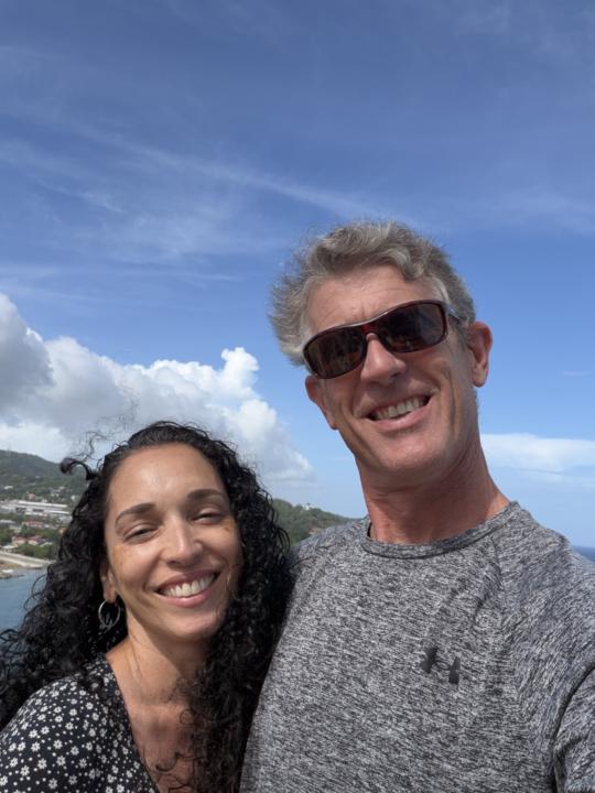 Drinks on the cruise with Coach 