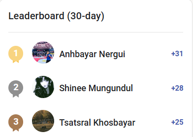 12 сарын эхний бэлгээ задлаж байна. 🎉🎉🎉