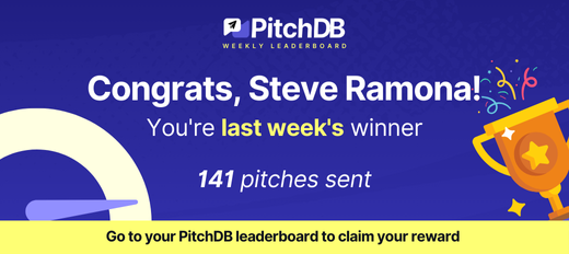 🏆🚀 PitchDB Leaderboard Winner 6/24