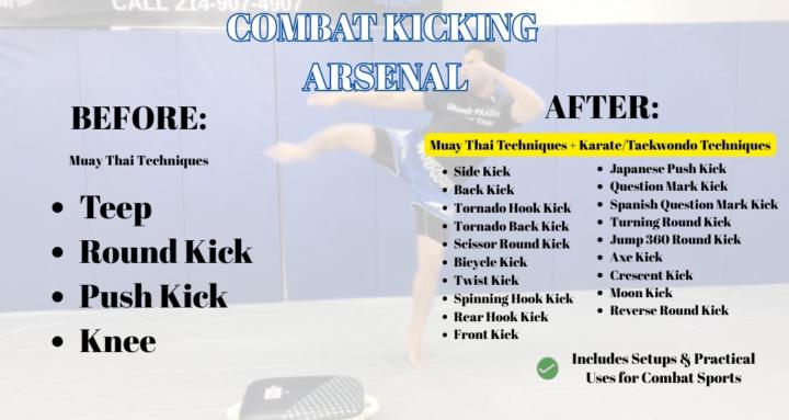 Combat Kicking Arsenal