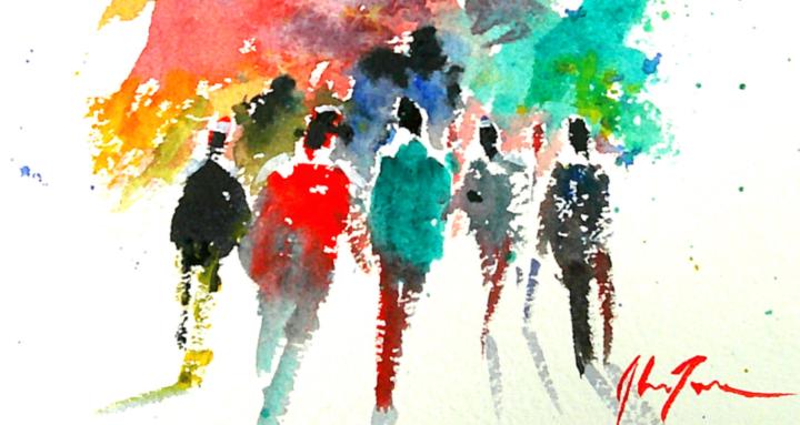 Watercolor People