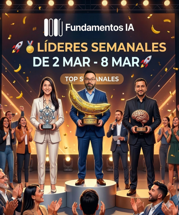 🚀 🥇 LÍDERES SEMANALES DE 2 - 8 MARZO🚀