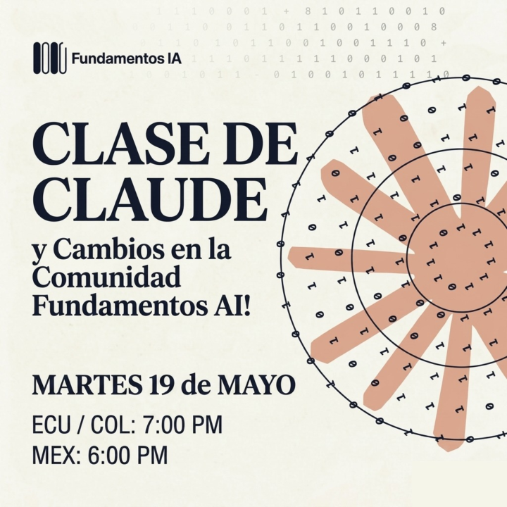 Regístrate a la Clase de Claude y Relanzamiento de la Comunidad!!