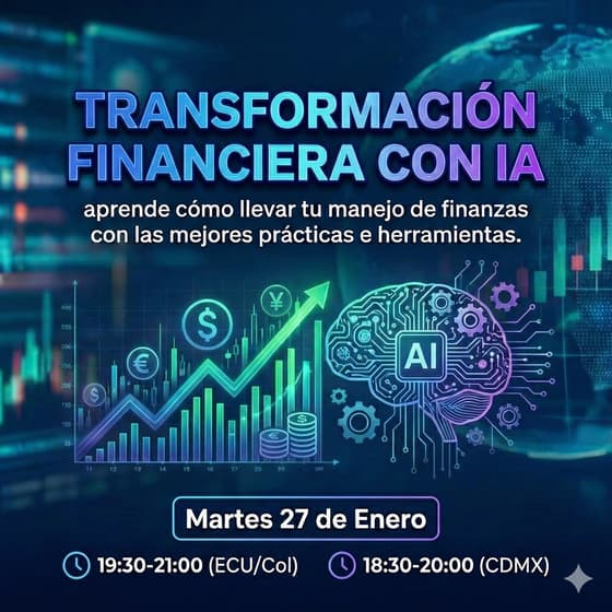 Webinar 27 de Enero: Transformación Financiera con IA
