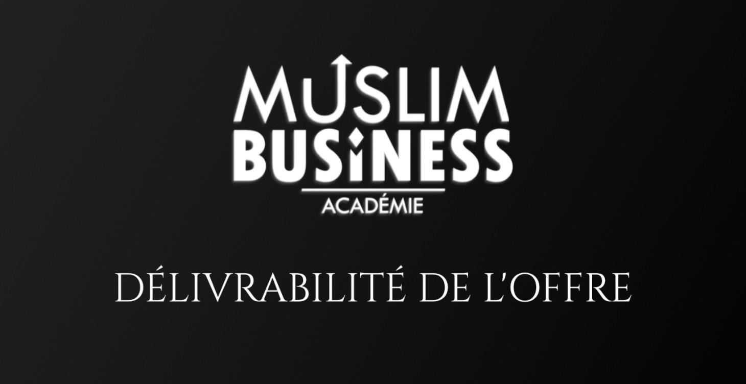 Formation Délivrabilité de l'offre