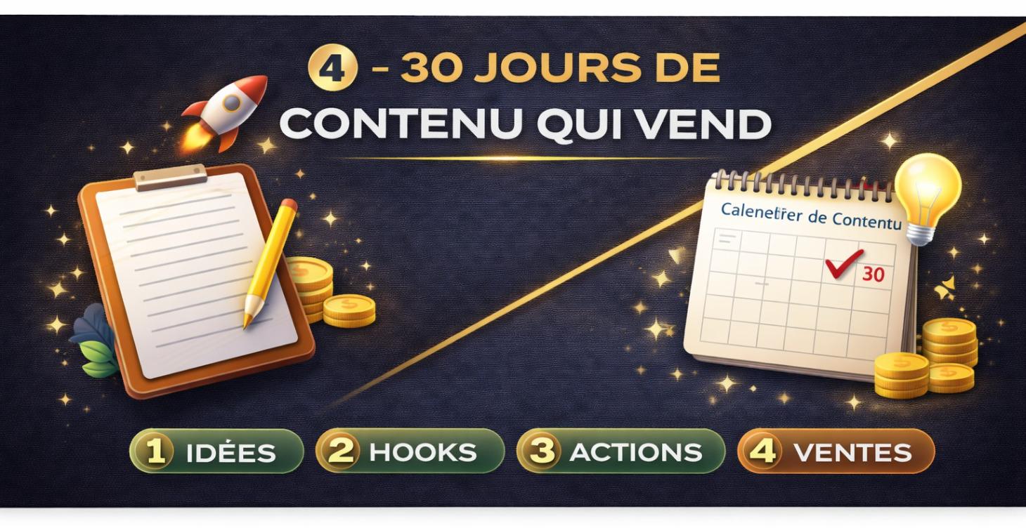 Module 4 — 30 jours de contenu qui vend