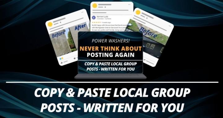 Power Washer Local Group Posts