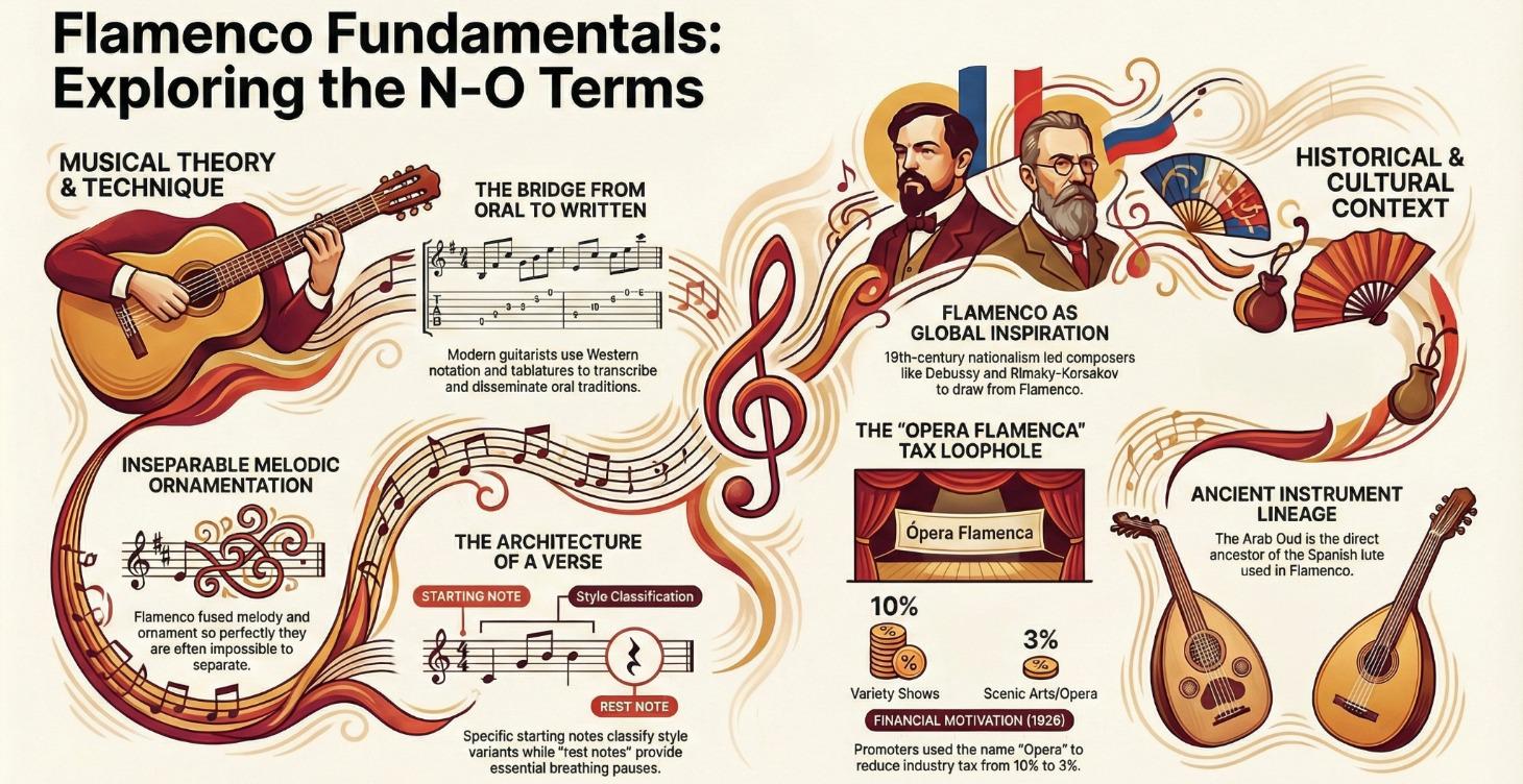 Flamenco Dictionary: N-O Terms