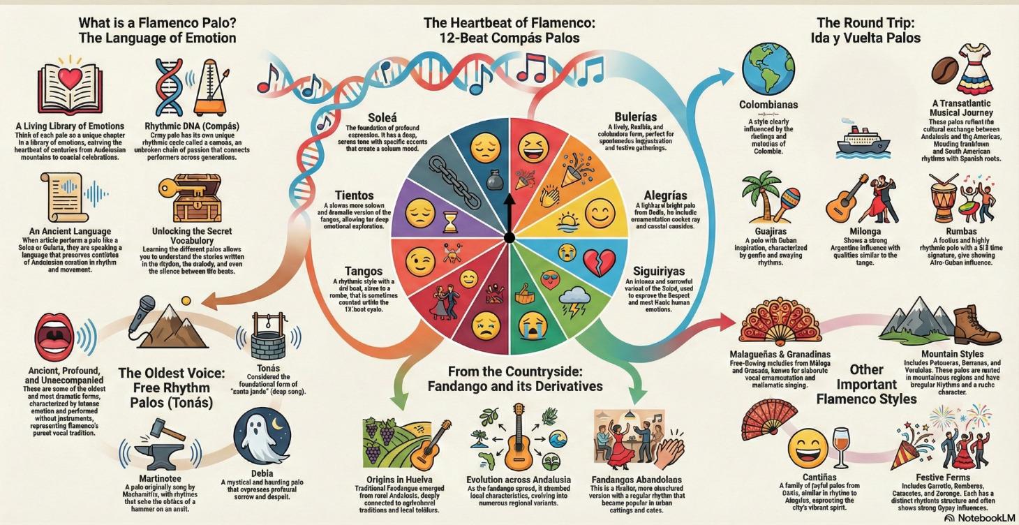 A Journey Through the "Palos" 💃 (Flamenco Styles)