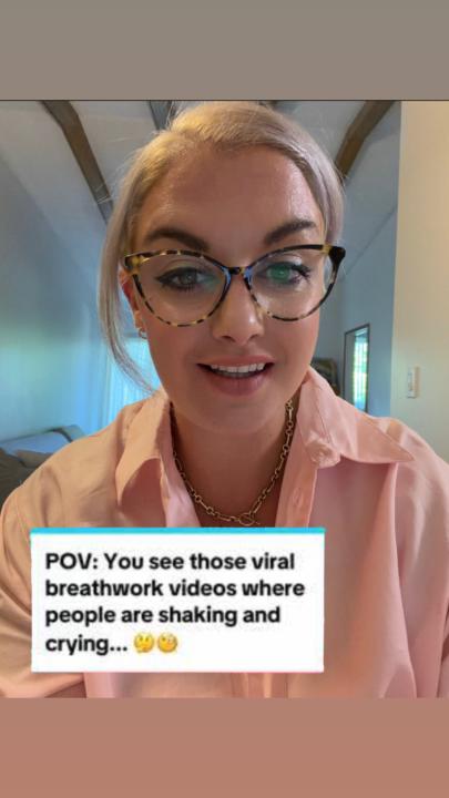 If you’ve seen those videos on your feed of breathwork sessions where people are violently screaming, crying, and convulsing on the floor...