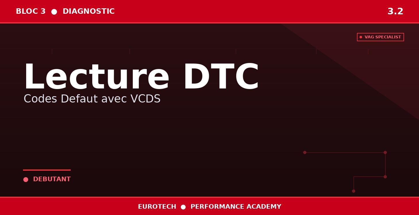 3.2 — Lecture DTC — Codes Défaut avec VCDS