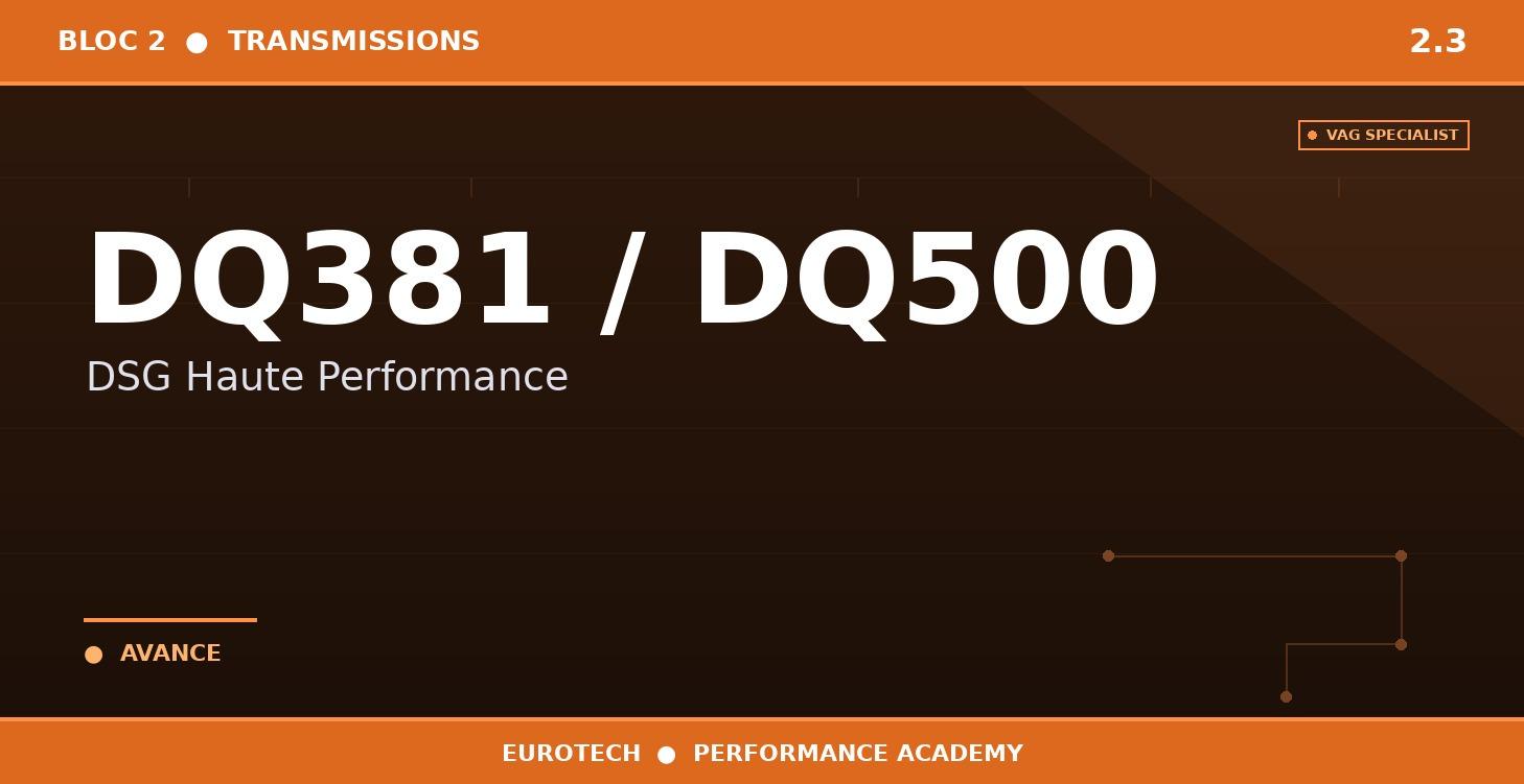 2.3 — DQ381 / DQ500 — DSG Haute Performance