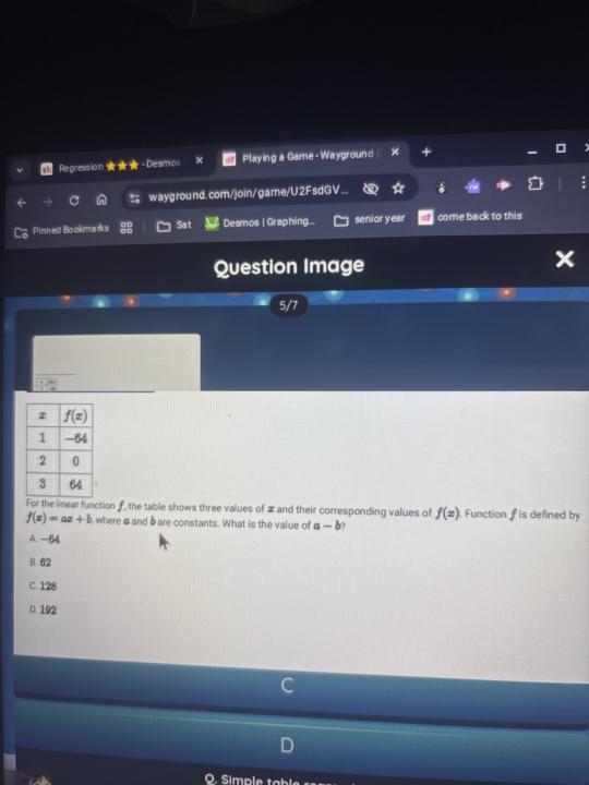 desmos regression help