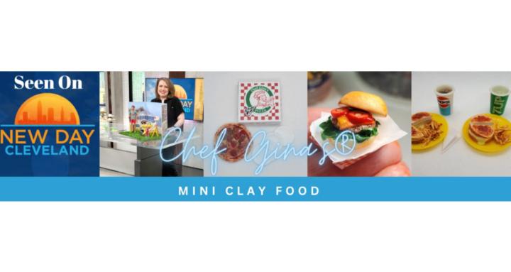 Mini Clay Food By Chef Gina