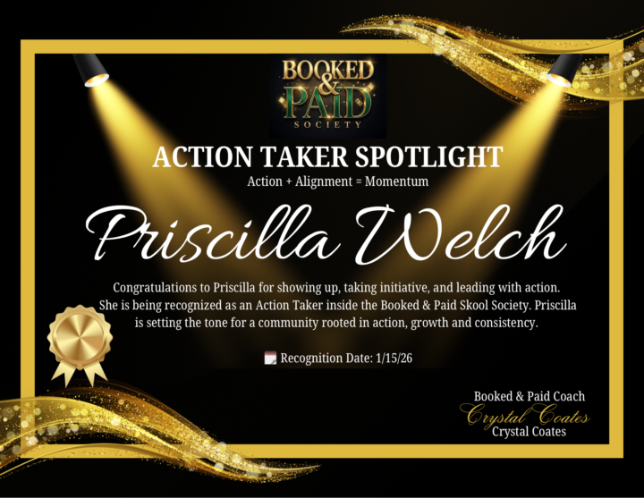 ✨ Action Taker Spotlight ✨