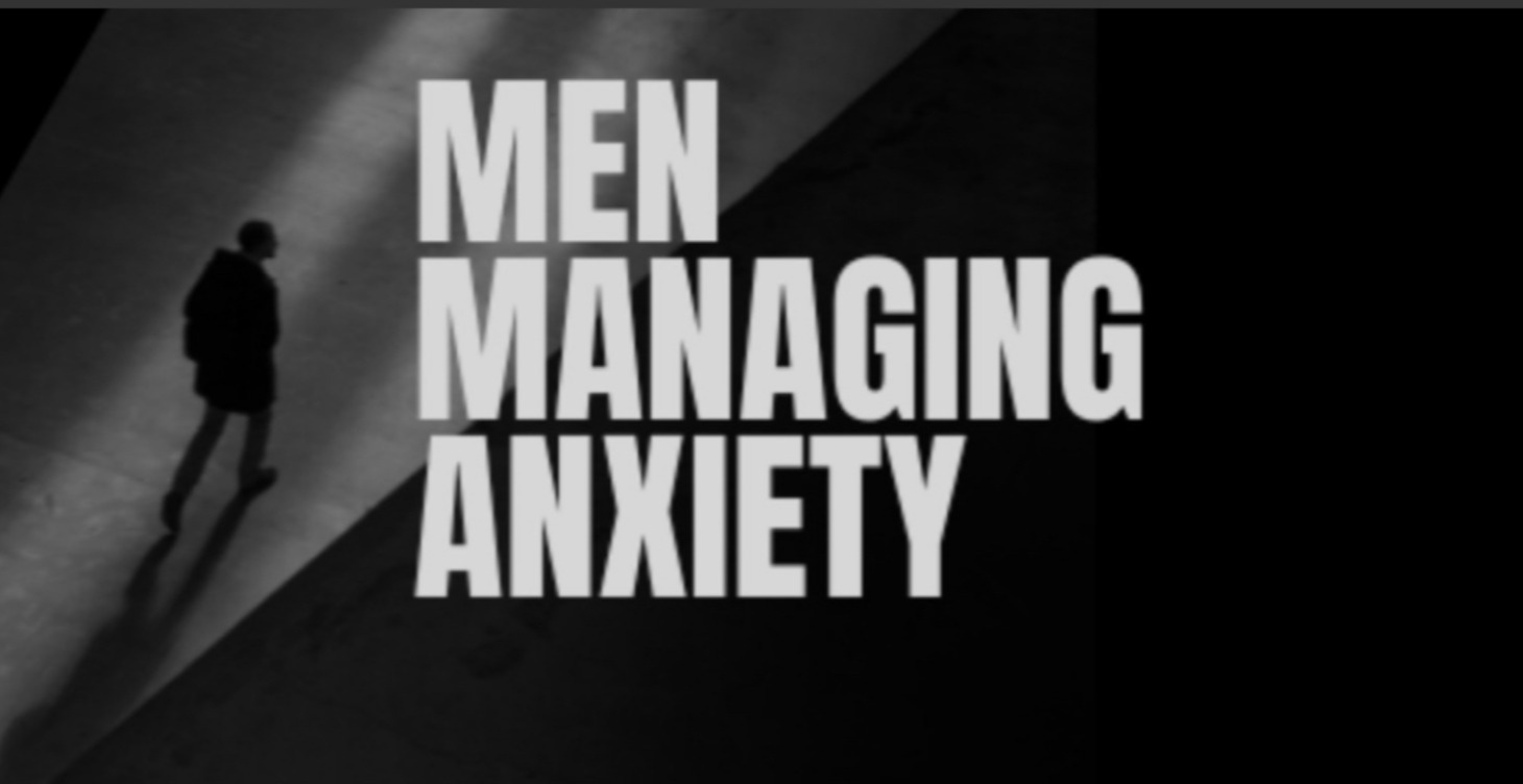 Men managing anxiety