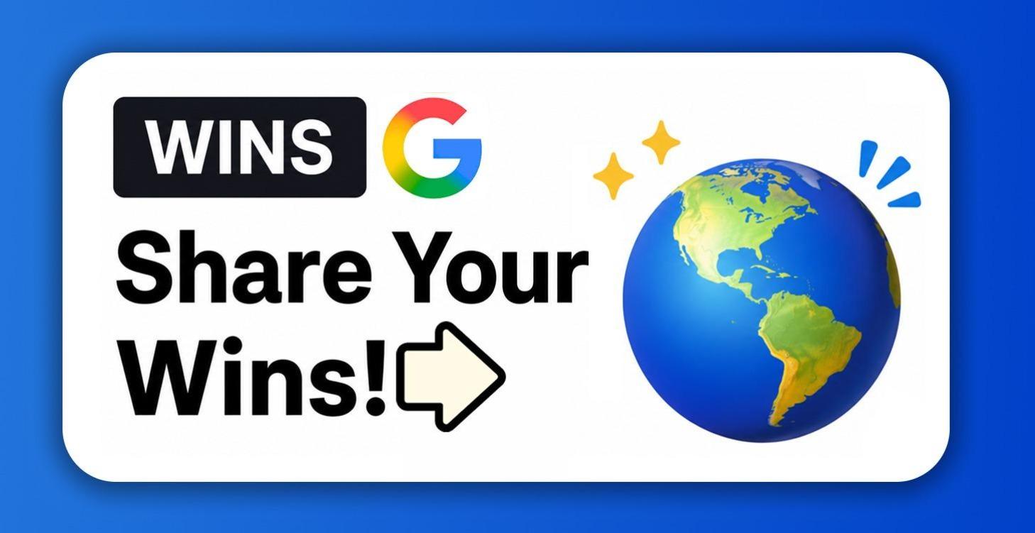 Share your WINS!