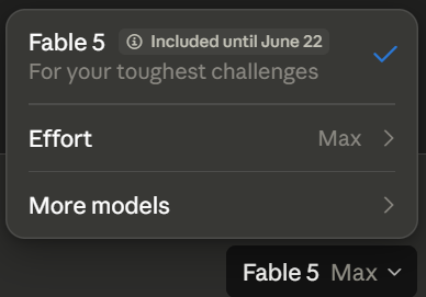 Fable 5 "Mythos" is amazing